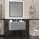 Opadiris Мебель для ванной Луиджи 100 подвесная серая матовая – фотография-16